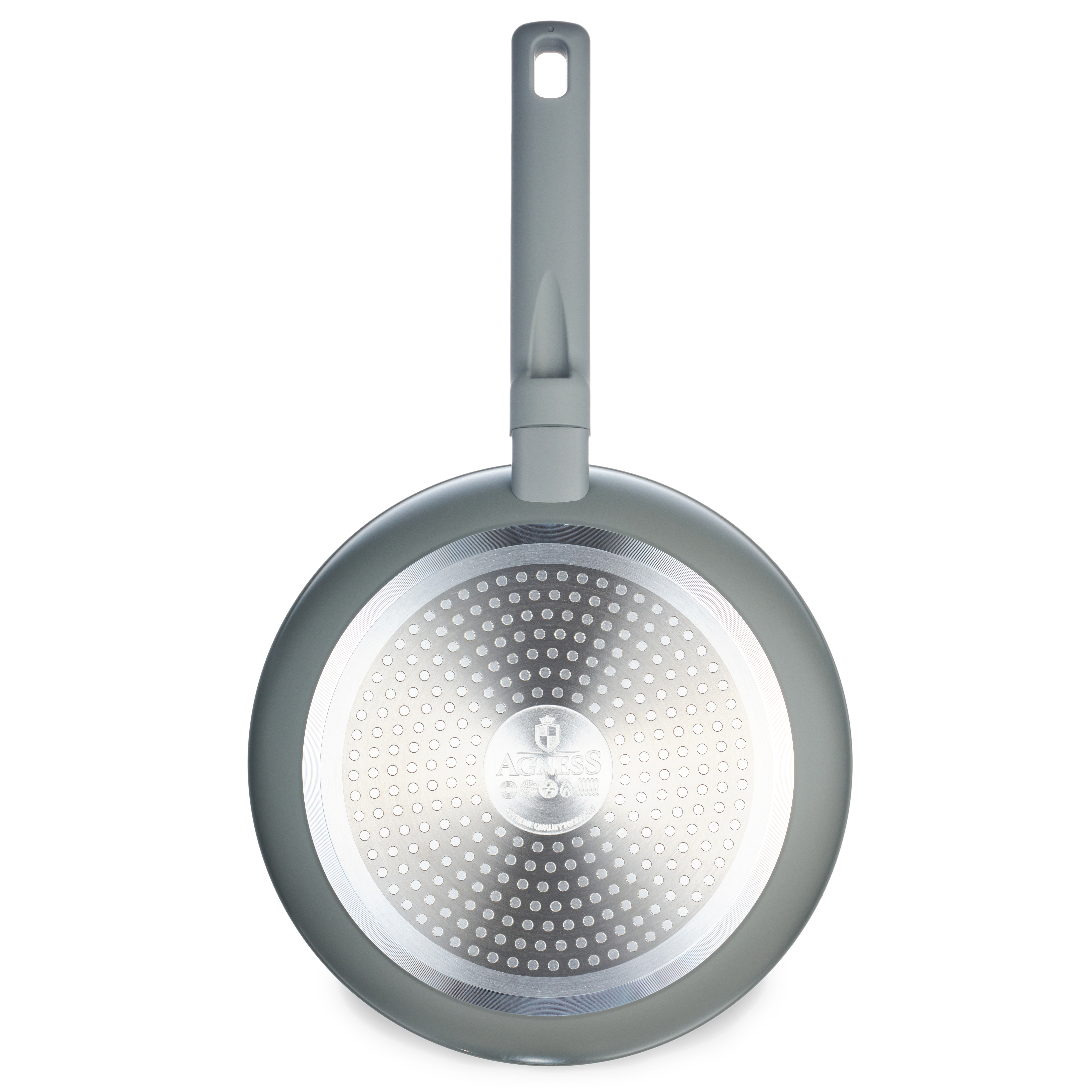 СКОВОРОДА С АНТИПРИГАРНЫМ ПОКРЫТИЕМ PFLUON MARBLE, 24*4,8 СМ