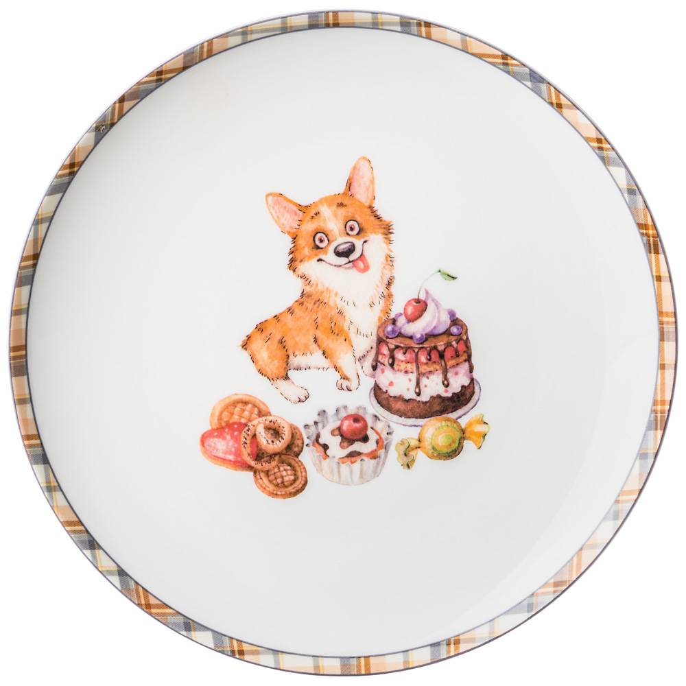 НАБОР ТАРЕЛОК ЗАКУСОЧНЫХ LEFARD, ЛУЧШИЕ ДРУЗЬЯ, 2 ШТ. 20, 5 СМ, КОР=36ШТ.