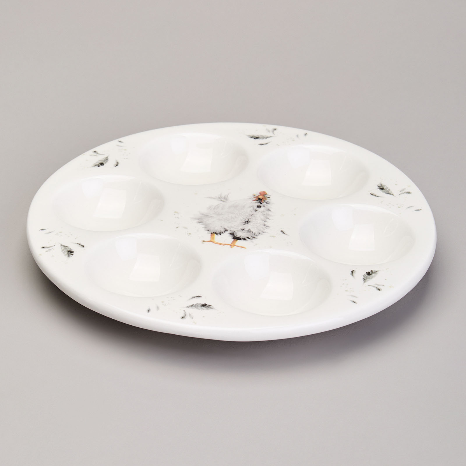 БЛЮДО НА 6 ЯИЦ LEFARD, FUNNY HENS, 18*18*2, 5 СМ, КОР=36ШТ.