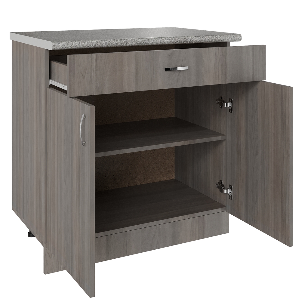 Стол разделочный 80 шимо/ясень светлый, 1 ящик