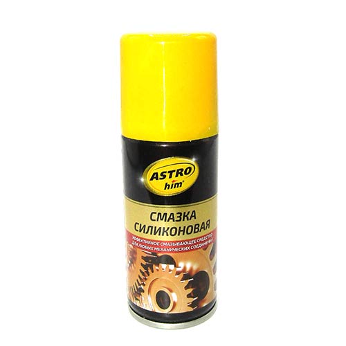 Смазка силиконовая 140мл спрей, ASTROhim, 1/24