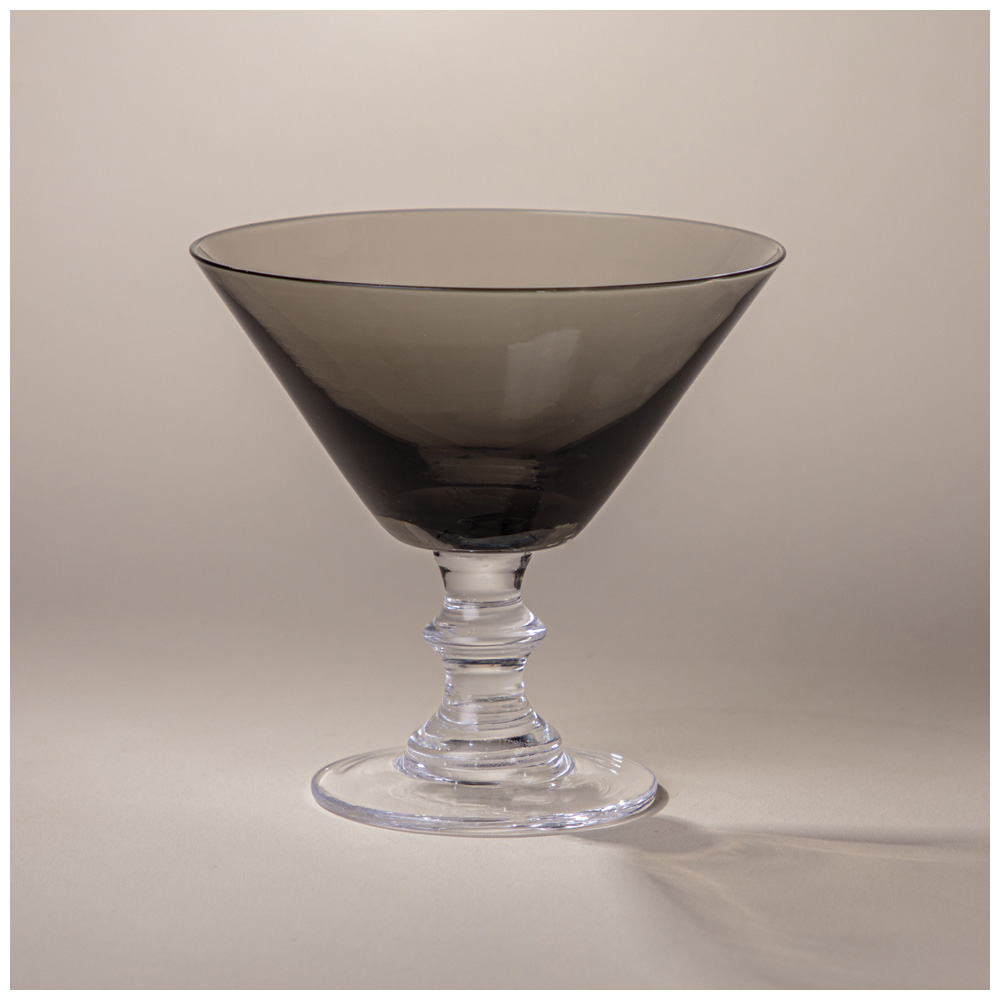 НАБОР БОКАЛОВ ДЛЯ МАРТИНИ ИЗ 2 ШТ, MIRAGE, GREY 280 МЛ