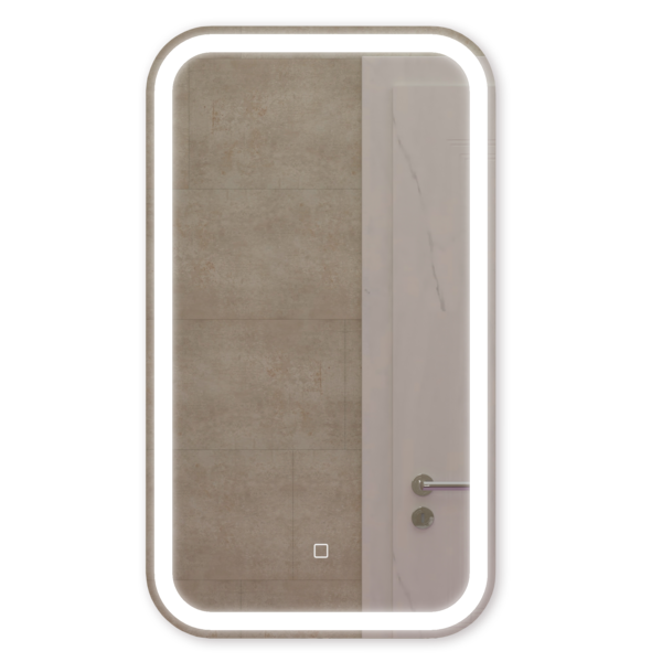 Зеркало MIXLINE, Мальта, 400*700, ШВ сенсорный выключатель, светодиодная подсветка НОВИНКА