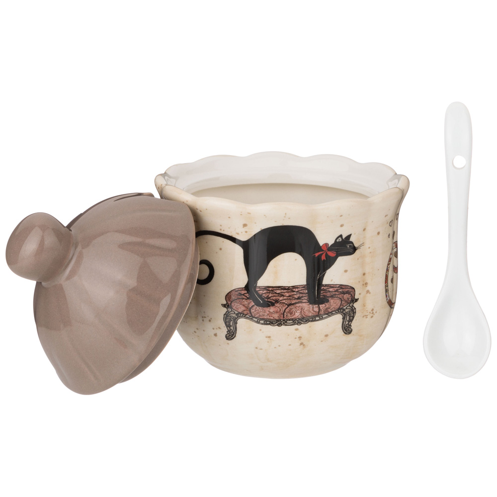 САХАРНИЦА AGNESS, ПАРИЖСКИЕ КОТЫ, 10*11, 5 СМ 240 МЛ, КОР=36ШТ.