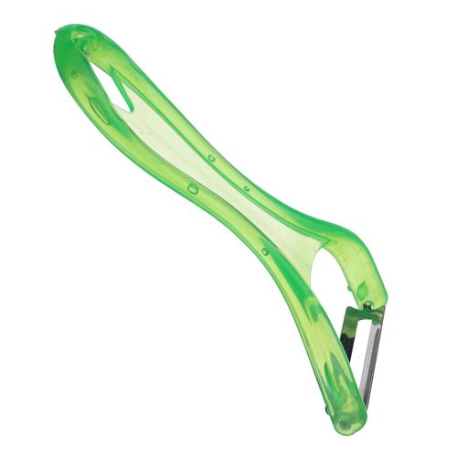 Овощечистка поперечная пластик 12,5х6,5х0,7см, 10/600