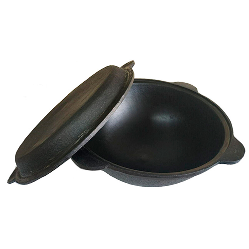 Казан 8 л с КРЫШКОЙ-СКОВОРОДОЙ плоское дно Узбекистан г. Намаган, 1/6