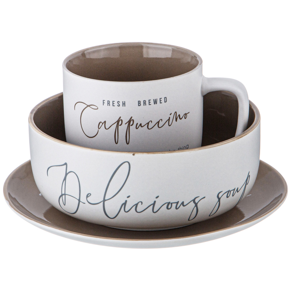 НАБОР ПОСУДЫ LEFARD 3 ПРЕДМЕТА, COFFEEMANIA,