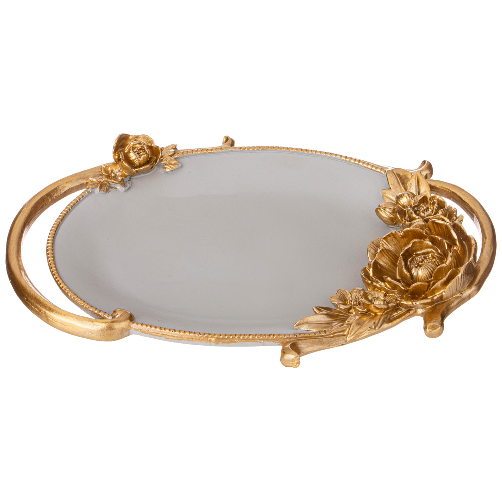 ПОДНОС ДЕКОРАТИВНЫЙ КОЛЛЕКЦИЯ, РОКОКО,  23, 9*17, 2*3, 7CM