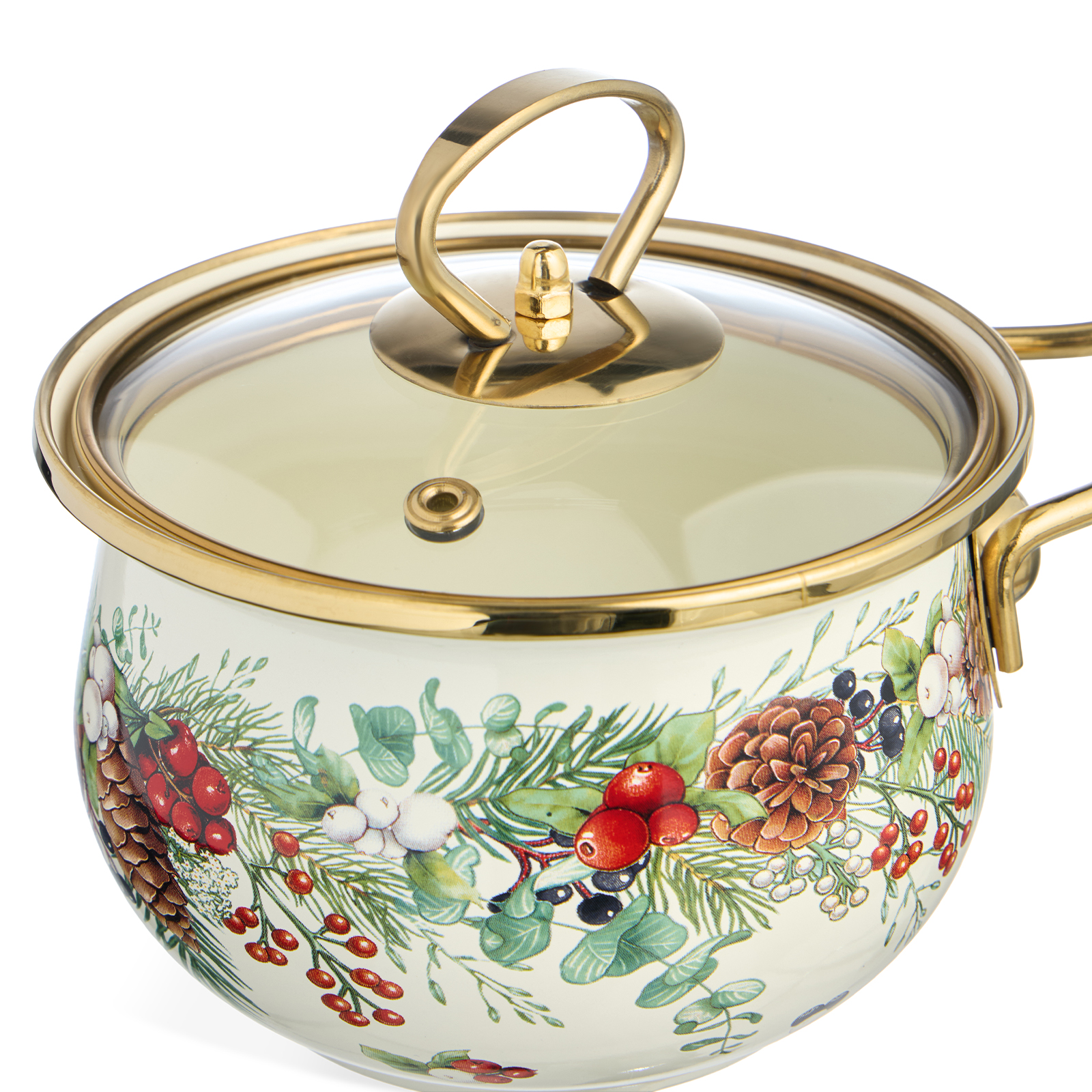 КОВШ ЭМАЛИРОВАННЫЙ СЕРИЯ, CELEBRATION, 0, 9Л, ДИА 14 СМ