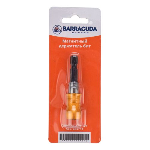 Держатель бит Барракуда 1/4HEX 60мм, 1 шт, 1/25/500