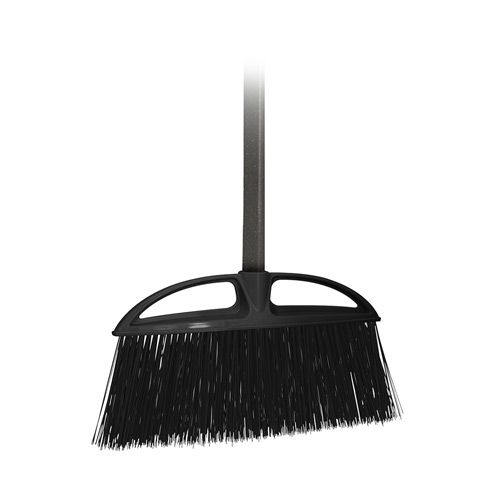 Щетка-метла Etna Black для улицы c черенком 120 см, жесткая щетина, черная
