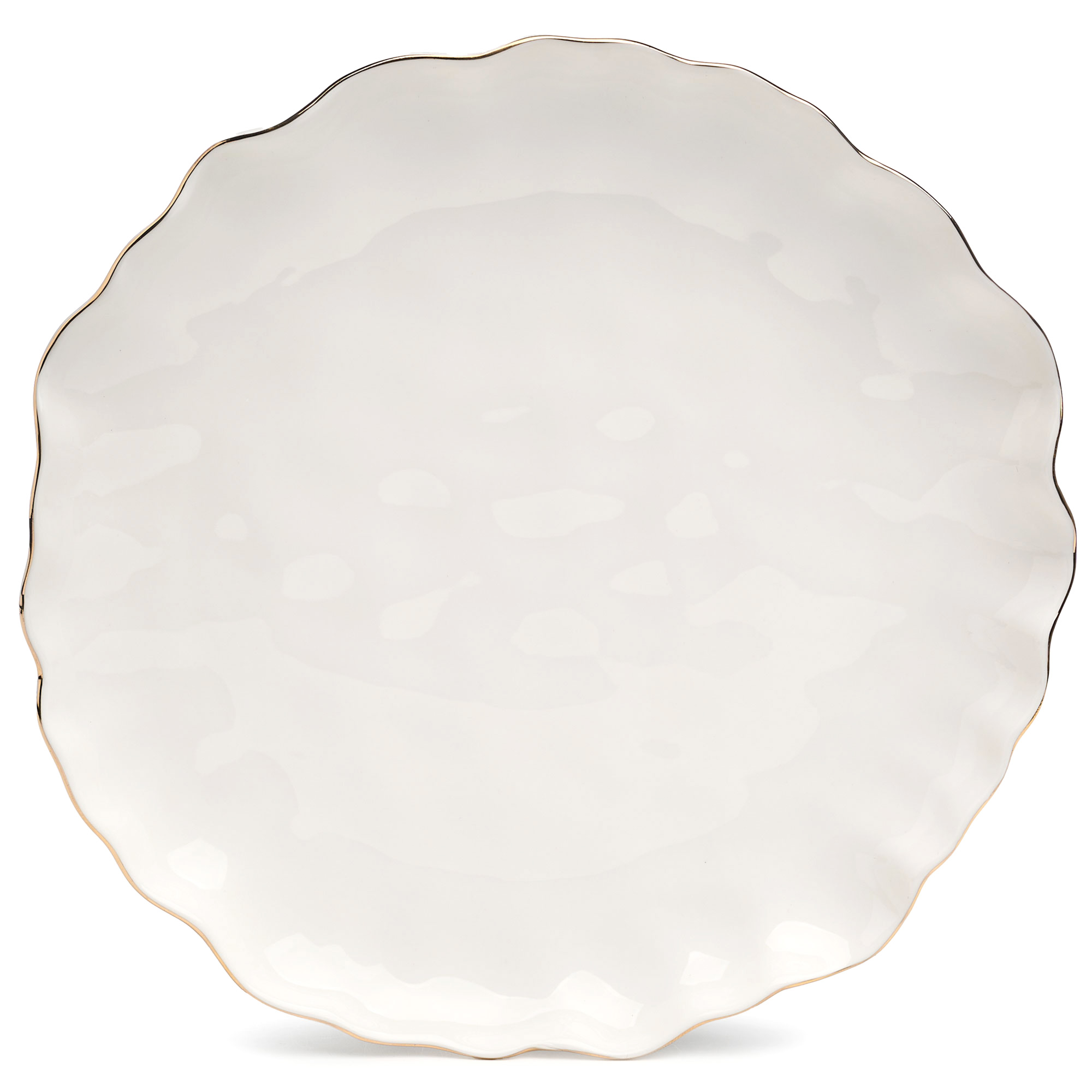 НАБОР ТАРЕЛОК ЗАКУСОЧНЫХ LEFARD, CHARM, 2 ШТ. 20*3 СМ, С ЗОЛОТОЙ ЛИНИЕЙ