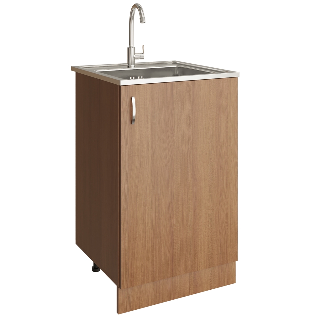 Тумба 50 ЛДСП дуб, ОТДЕЛЬНО ПРИОБРЕТАЕТСЯ МОЙКА