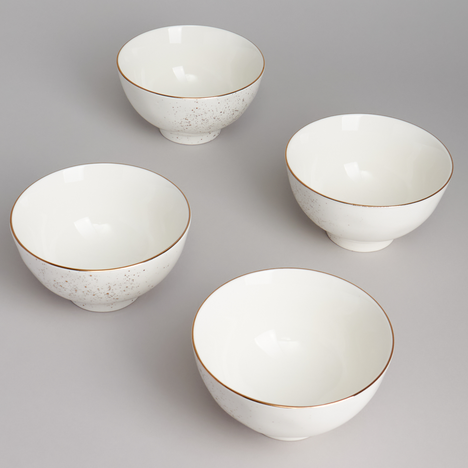 НАБОР САЛАТНИКОВ BRONCO, GOLD, 4 ШТ. 11, 5*6, 5 СМ 300 МЛ