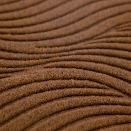 Коврик влаговпитывающий с тиснением Dune 40x60 см, коричневый, SUNSTEP™