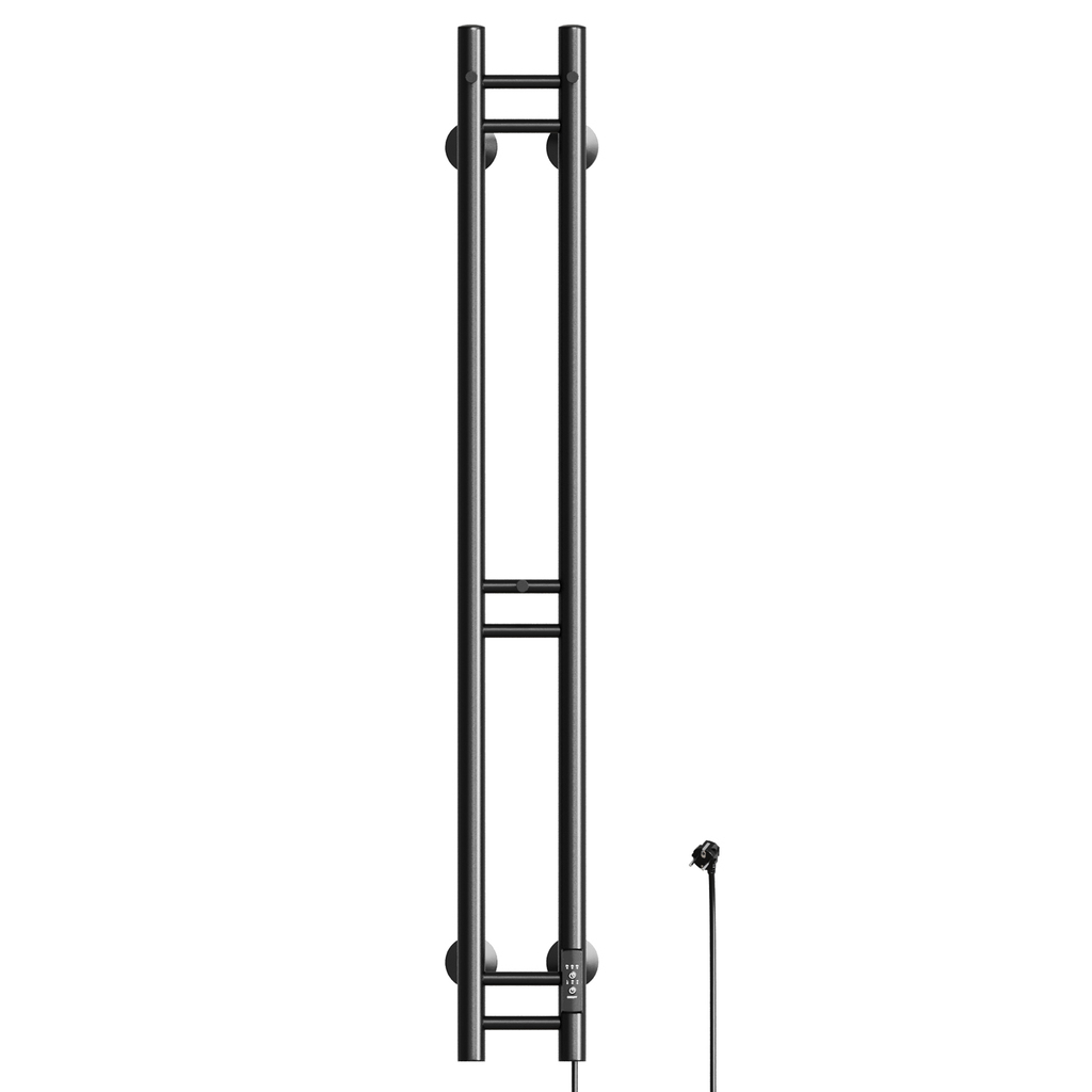 Полотенцесушитель MIXLINE MOON BLACK 120/10, таймер, 103 Вт электрический ЧЕРНЫЙ