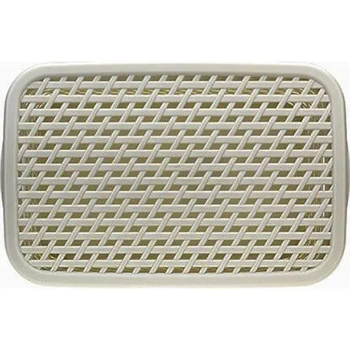 Ящик с крышкой 4 л IDEA РОТАНГ М 2372, 280х185х126 мм, белый ротанг