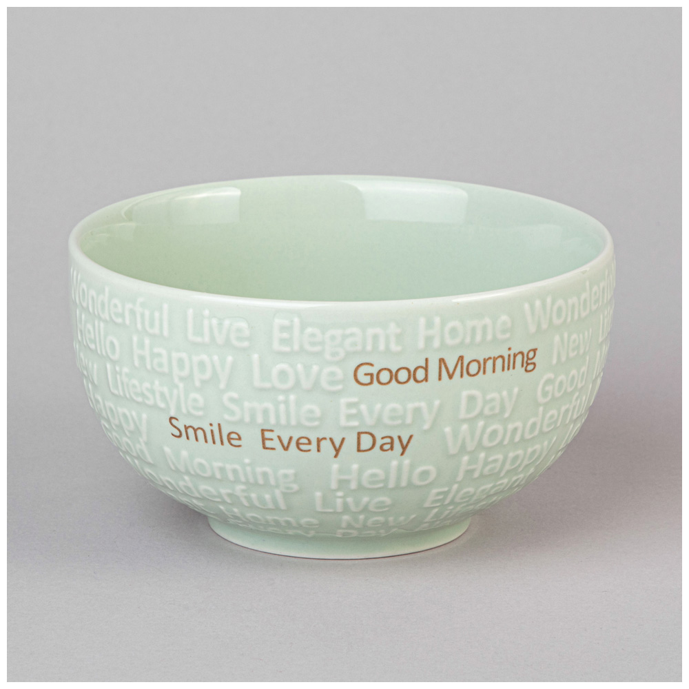 НАБОР САЛАТНИКОВ LEFARD, GOOD MORNING, НА МЕТАЛЛ. ПОДСТАВКЕ 4 ШТ. 11.5*6 СМ 330 МЛ МИКС ЦВЕТОВ