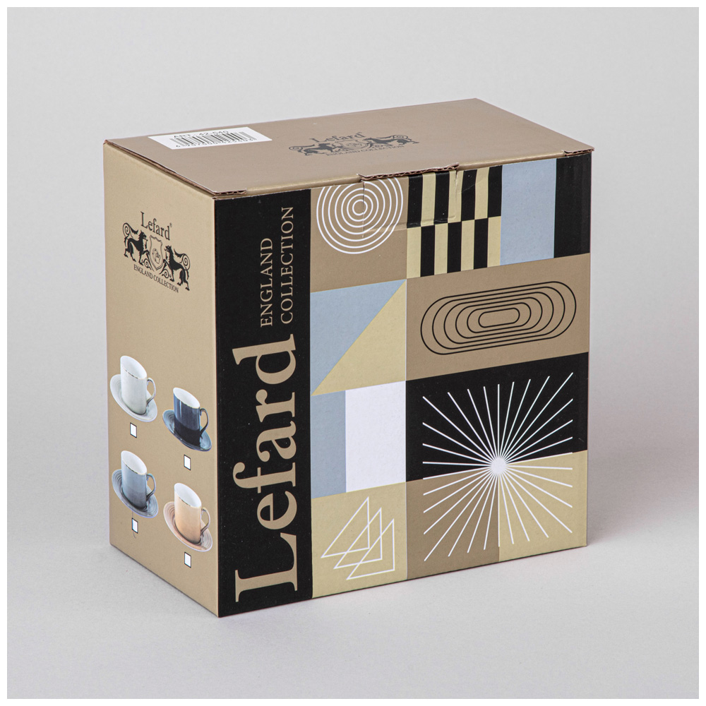 ЧАЙНАЯ ПАРА LEFARD, TOP STYLE, 250 МЛ СИНЯЯ, КОР=36НАБ.