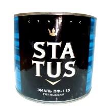 Эмаль ПФ-115 белая 1,8кг STATUS, 6/6