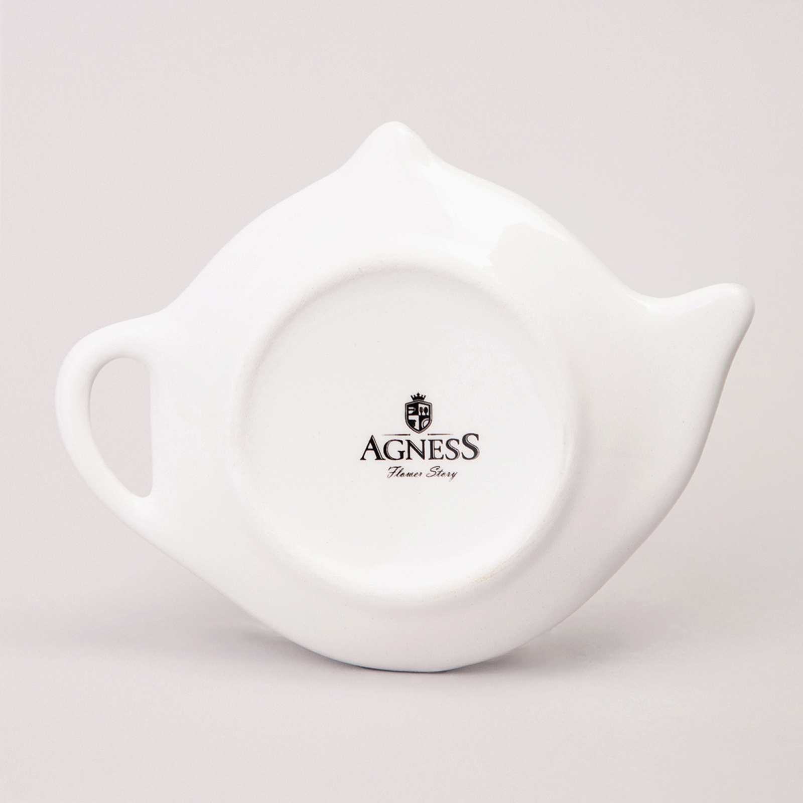 ПОДСТАВКА ПОД ЧАЙНЫЙ ПАКЕТИК AGNESS, FLOWER STORY, 12*8, 5*1, 5 СМ, КОР=144ШТ.