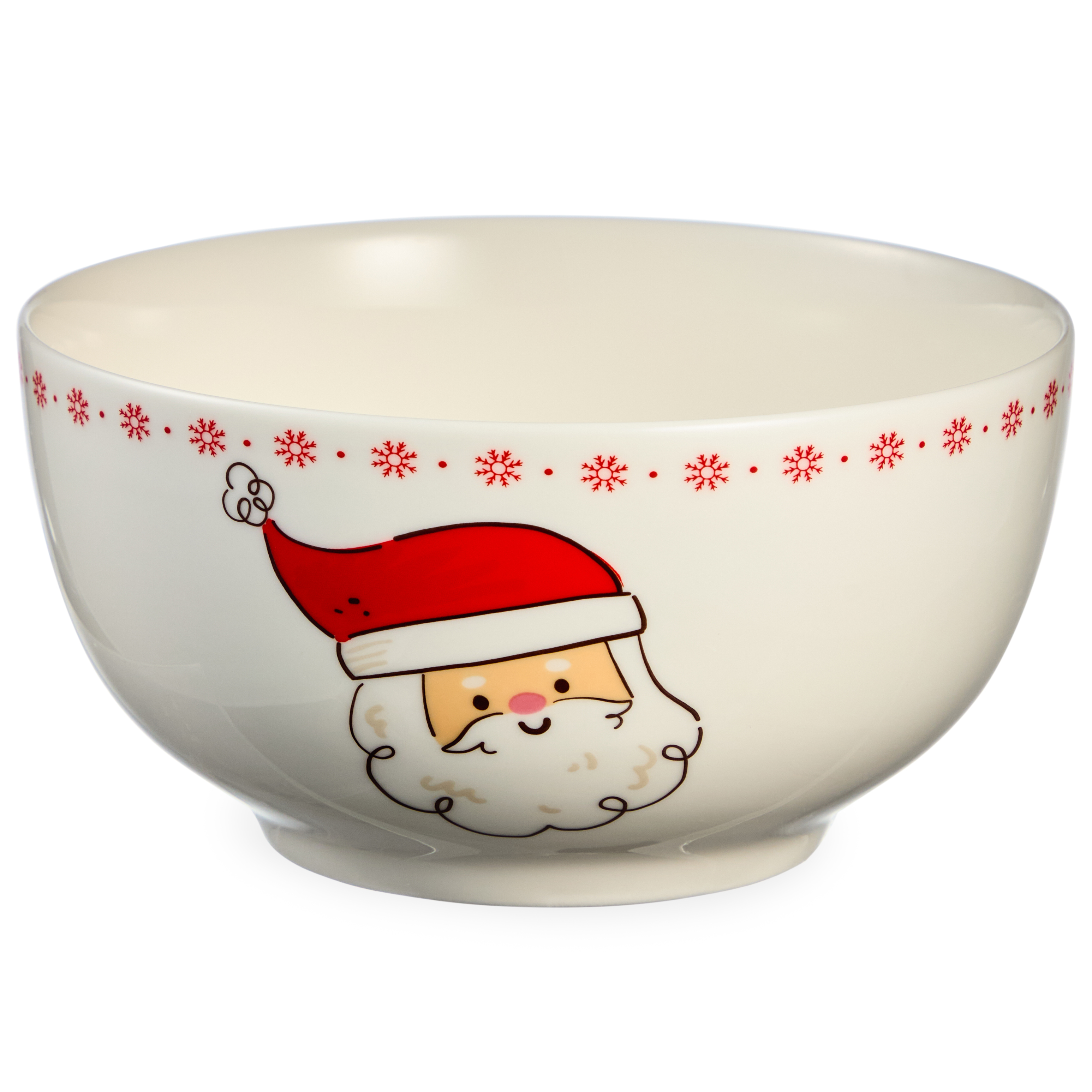 НАБОР ПОСУДЫ LEFARD, ДЕД МОРОЗ, 2 ПР., КРУЖКА 360МЛ, САЛАТНИК 500МЛ