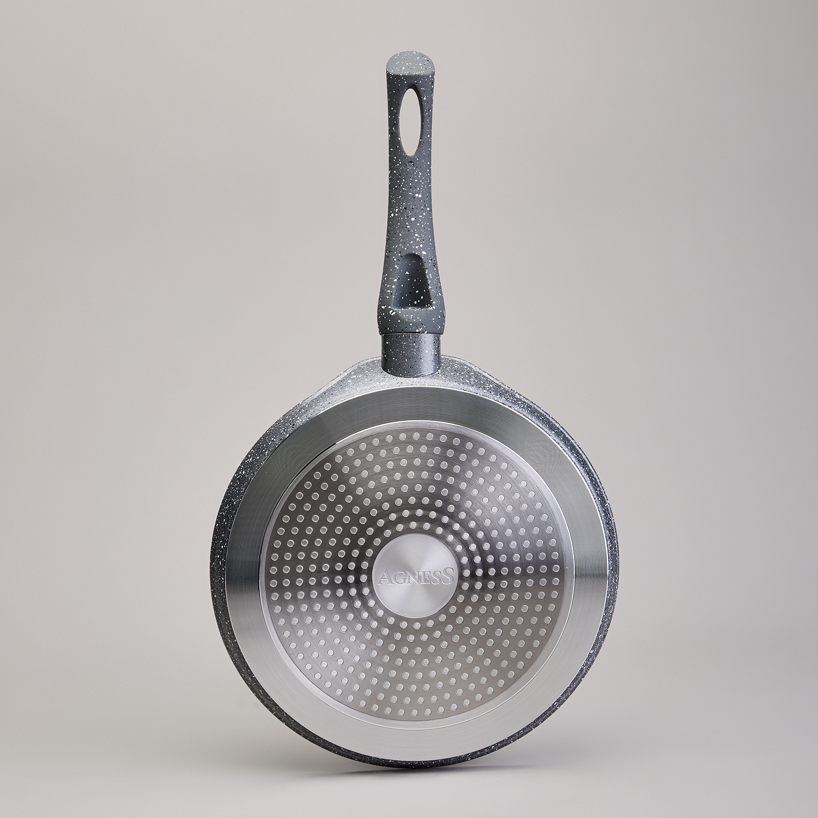 СКОВОРОДА БЛИННАЯ AGNESS С АНТИПРИГАРНЫМ ПОКРЫТИЕМ, 24Х2СМ, ИНДУКЦИОННОЕ ДНО