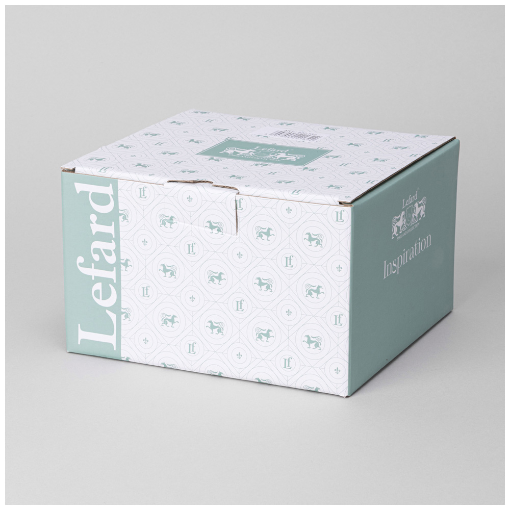 КОФЕЙНЫЙ НАБОР LEFARD, INSPIRATION, ЗОЛОТОЙ ЦВЕТОК НА 2 ПЕР. 4 ПР. 220 МЛ, КОР=12НАБ.