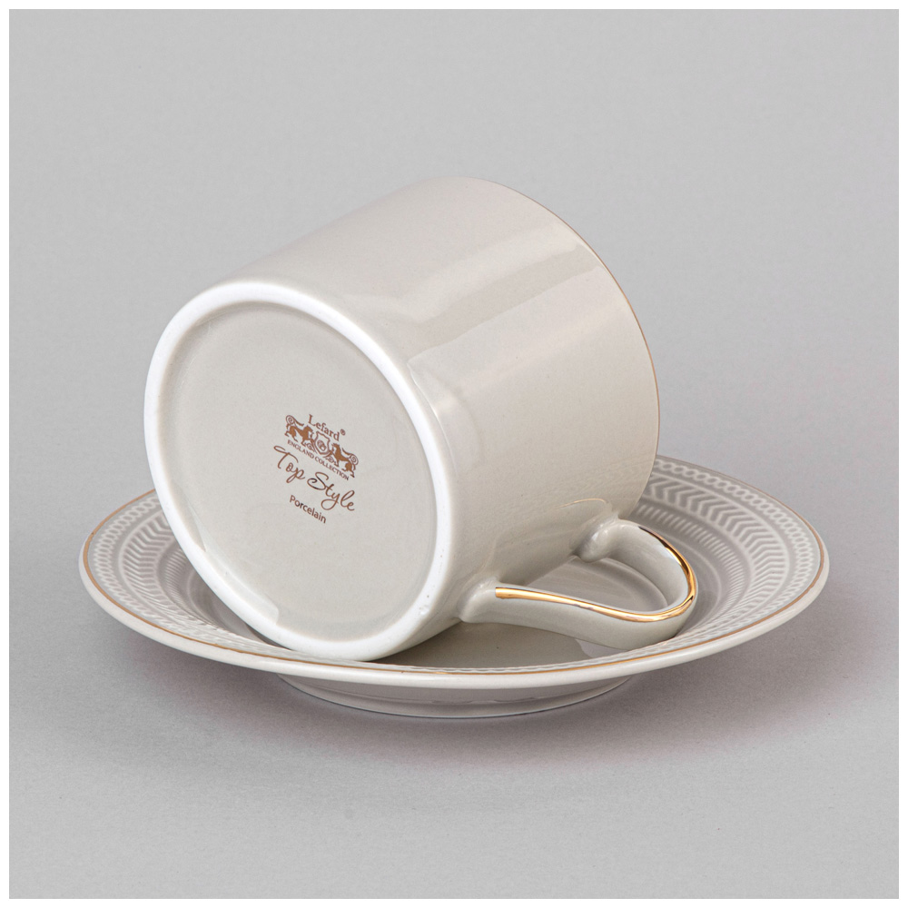 ЧАЙНАЯ ПАРА LEFARD, TOP STYLE, 250 МЛ БИРЮЗОВАЯ, КОР=36НАБ.