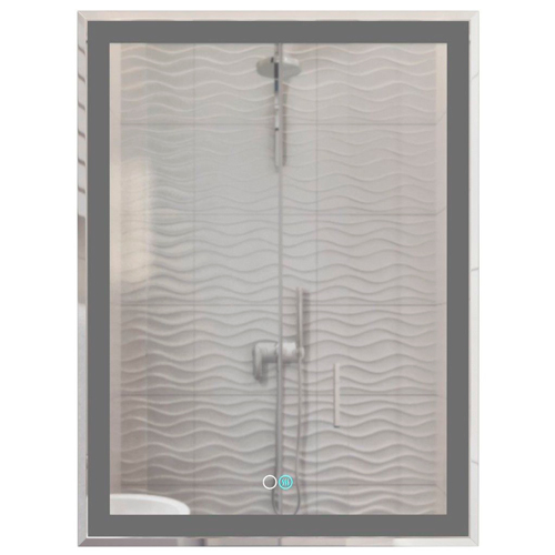 Зеркало MIXLINE, Минио-2, 600*800, ШВ сенсорный выключатель, светодиодная подсветка + подогрев