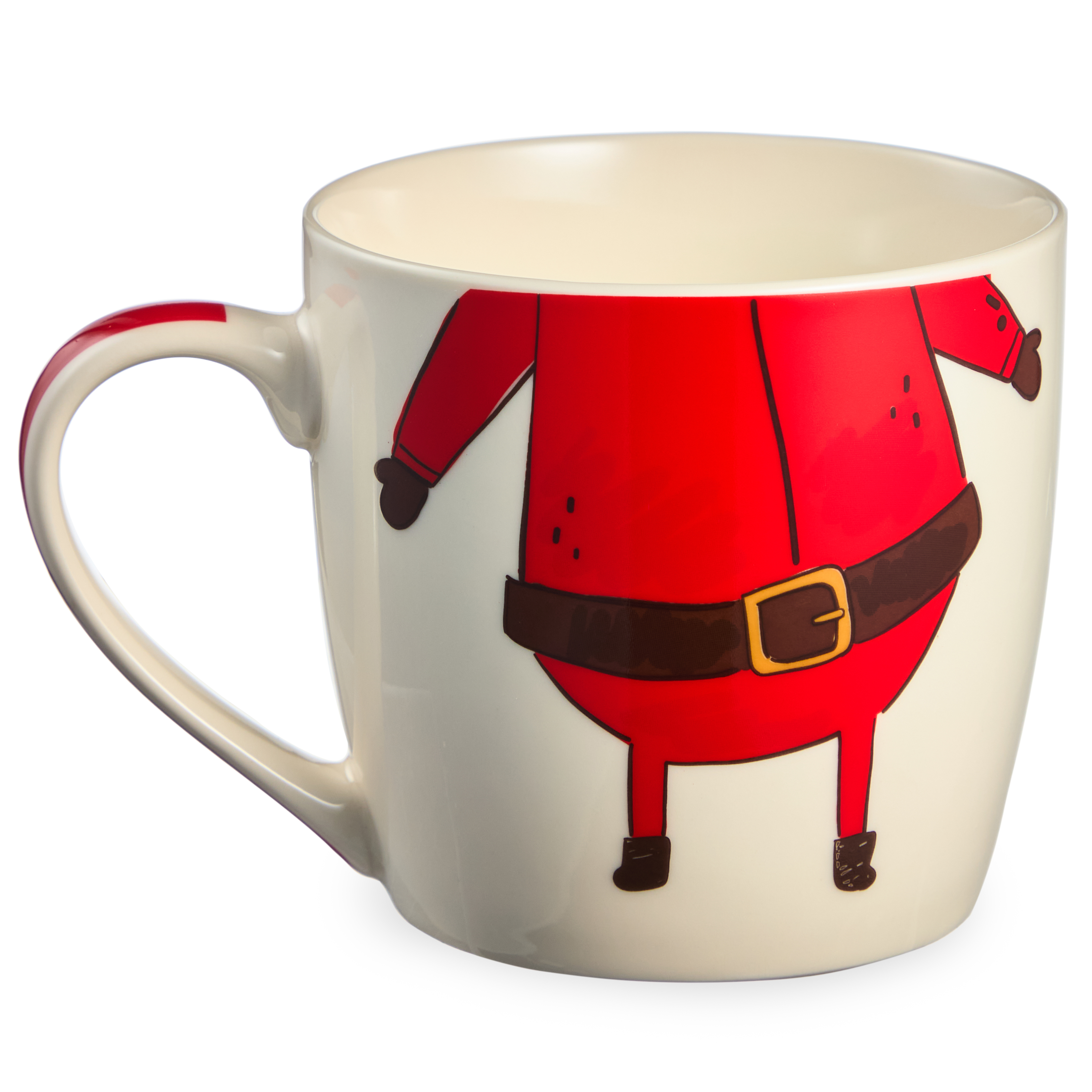 НАБОР ПОСУДЫ LEFARD, ДЕД МОРОЗ, 2 ПР., КРУЖКА 360МЛ, САЛАТНИК 500МЛ