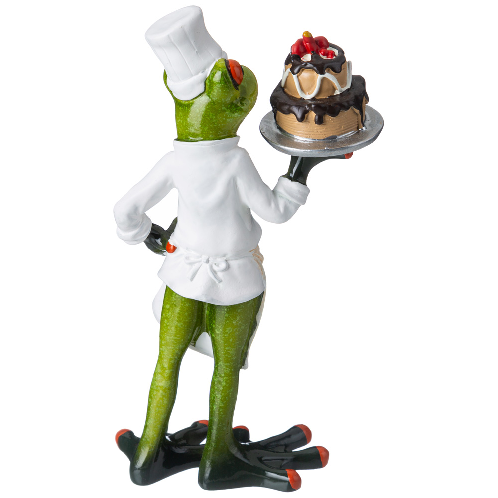 ФИГУРКА ДЕКОРАТИВНАЯ, ЛЯГУШКА, 10, 75, 8Х19 СМ