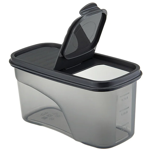 Емкость для сыпучих продуктов 1 л IDEA БЕСТ М 1254, графитовый