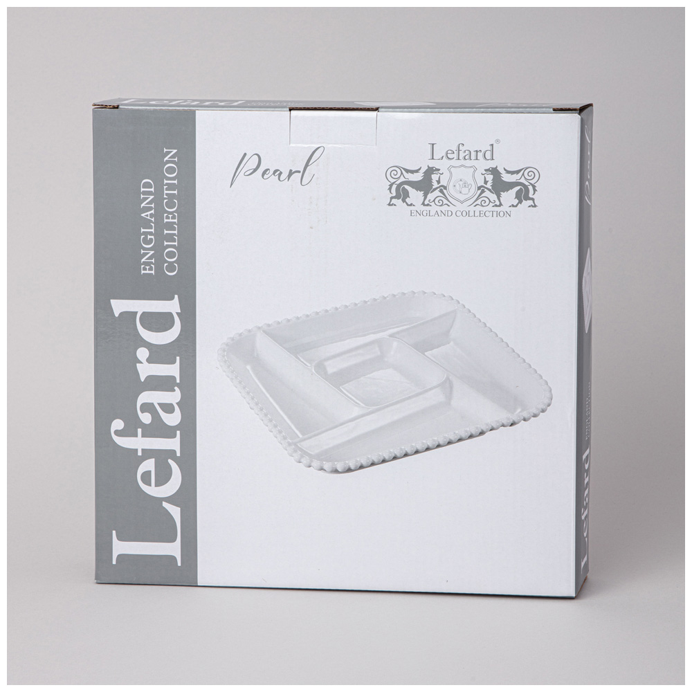 МЕНАЖНИЦА LEFARD, PEARL, 5 СЕКЦИЙ КВАДРАТНАЯ 26, 5*3 СМ, КОР=12ШТ.