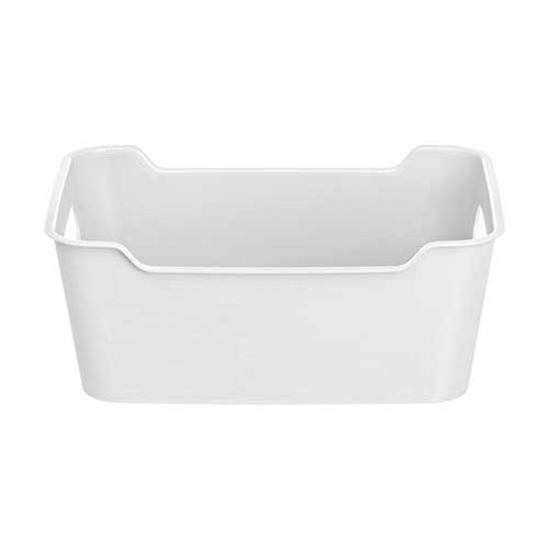 Корзинка универсальная 2.4 л Homver Mango 223300229/01, 230х160х90 мм, белая