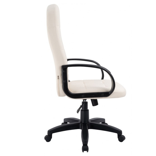 Кресло офисное, компьютерное TRON V1 экокожа Prestige, 68х52х51.5 см, слоновая кость