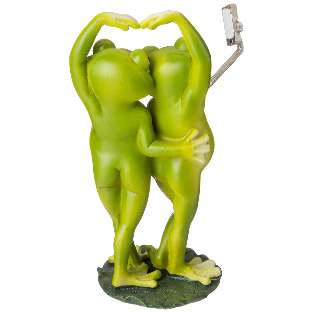 СТАТУЭТКА, ЛЯГУШКИ, 12Х9Х18 СМ