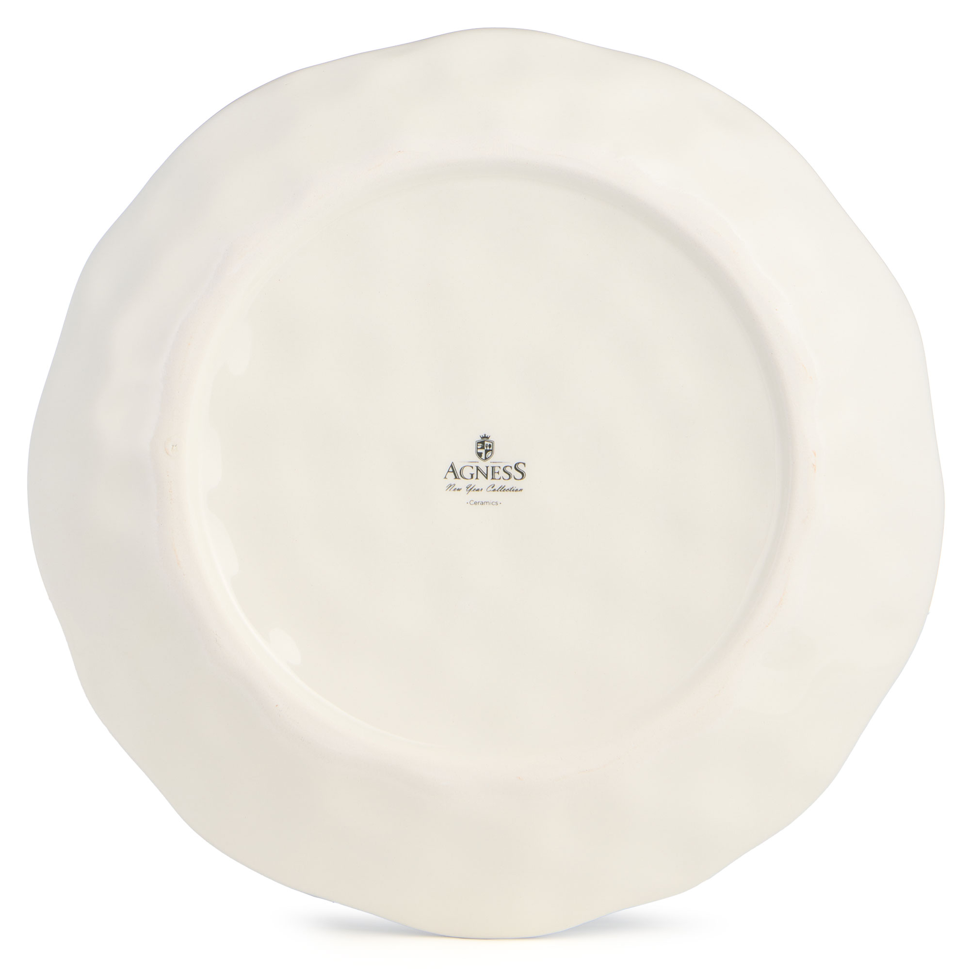 ТАРЕЛКА ЗАКУСОЧНАЯ AGNESS, С НОВЫМ ГОДОМ!, 23*3, 5 СМ