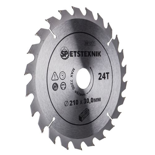 Диск пильный по дереву SPETSTEXNIK 210*30. 0*24T, 1/25/50