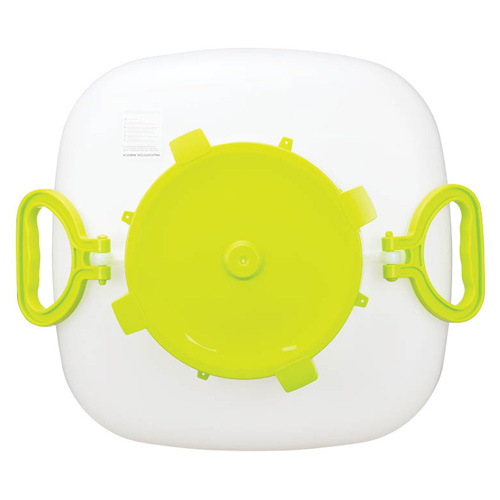 Бак 80 л IDEA М 6005 с крышкой и ручками, белый