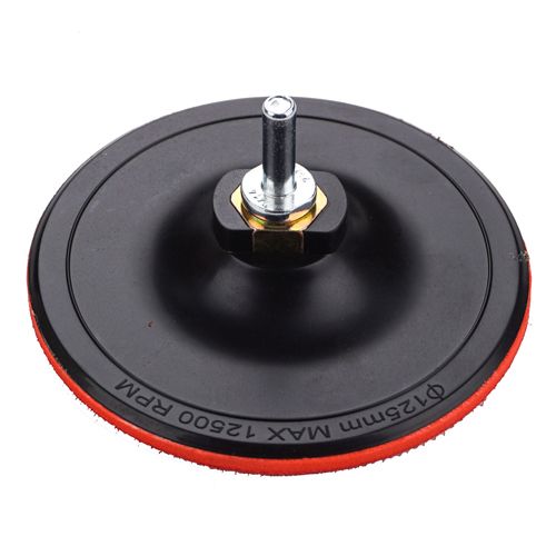 Насадка для дрели и УШМ с липучкой Барракуда 125мм, с переходником, 1/200