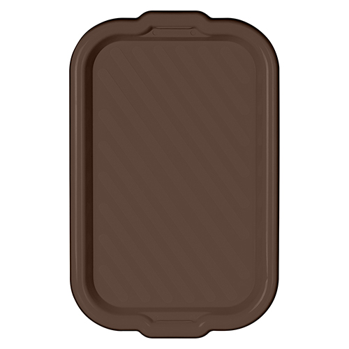 Поднос Homver Verona 221109324/01, прямоугольный, 430х275х25 мм, темно-коричневый