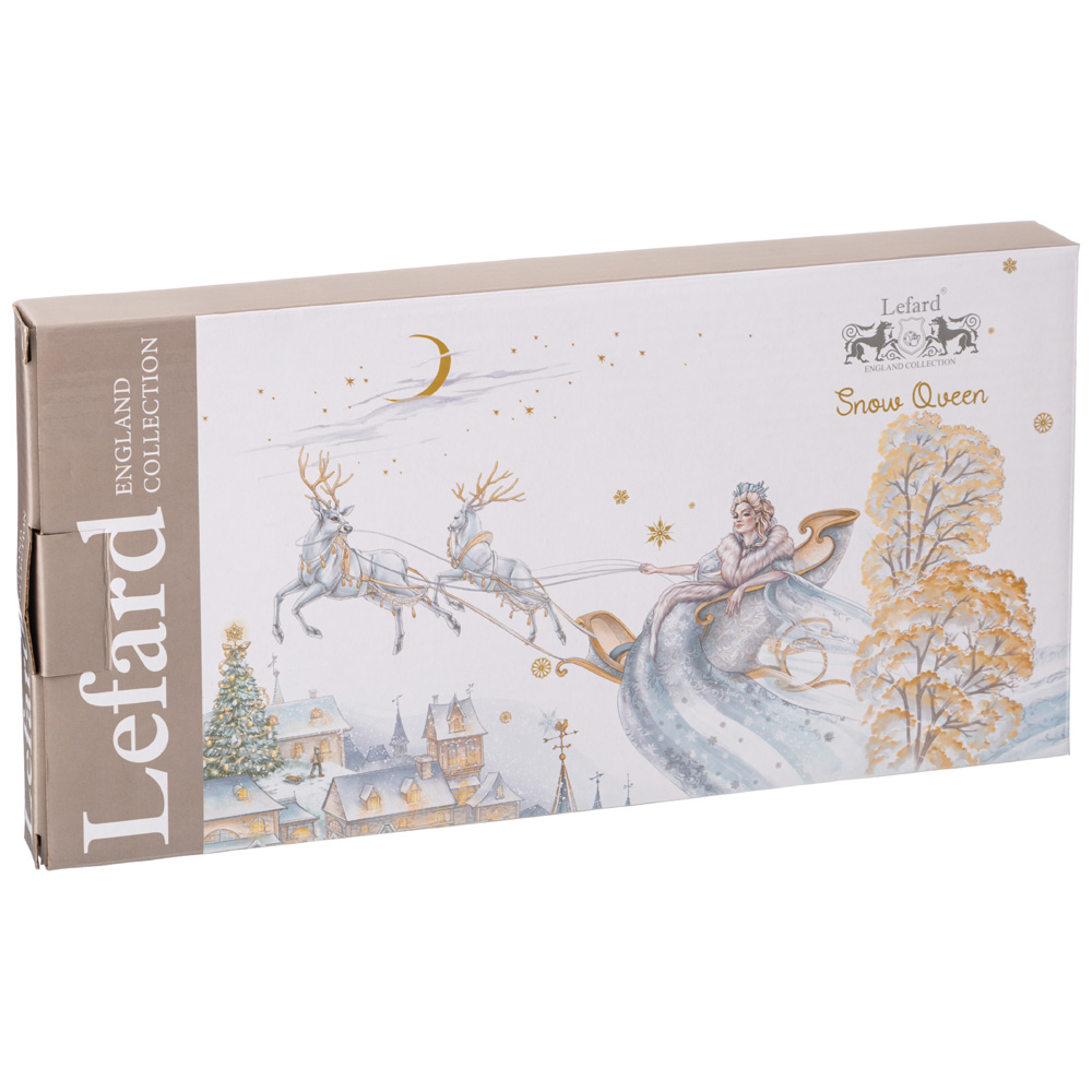 БЛЮДО ОВАЛЬНОЕ LEFARD, СНЕЖНАЯ КОРОЛЕВА, 30, 5 СМ, КОР=36ШТ.