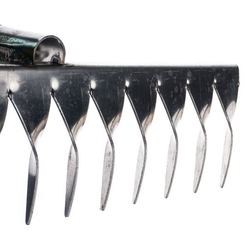Грабли витые 12 зубьев нержавеющая сталь без черенка толщина металла 2 мм SPETSTEXNIK, 10/10