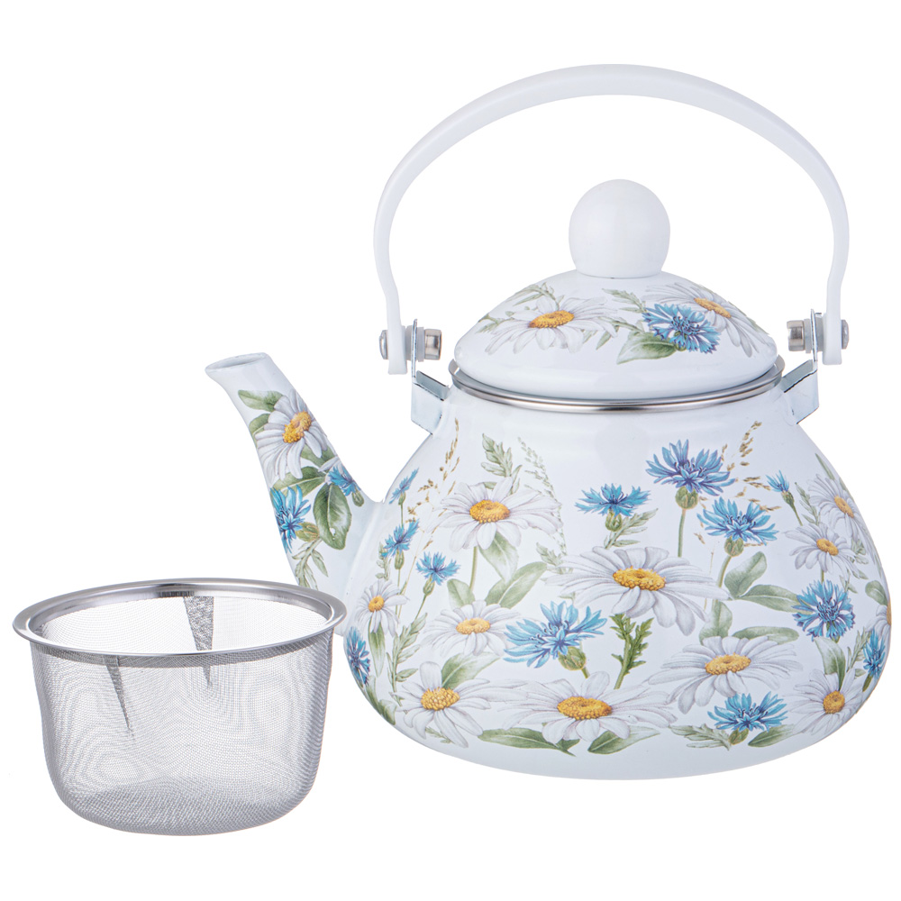 ЧАЙНИК AGNESS ЭМАЛИРОВАННЫЙ СЕРИЯ, SENTIMENT,  1, 3 Л