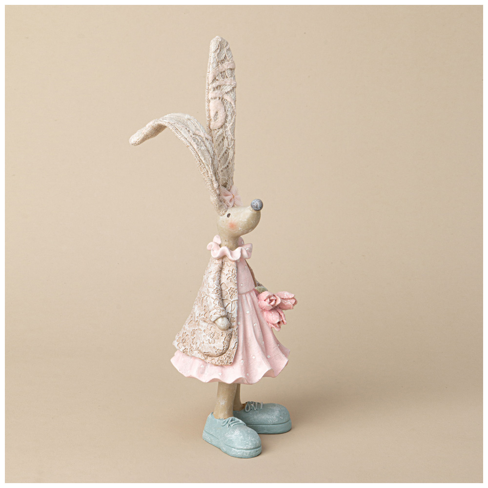 ФИГУРКА ДЕКОРАТИВНАЯ КРОЛИК 8*8*28СМ