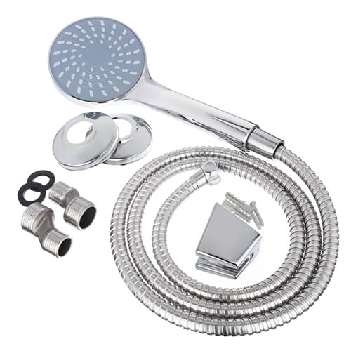 Смеситель для ванны с душем прямой излив 35см, керам. картридж 40мм, хром, цинк, SK08-P106 СоюзКран, 1/10