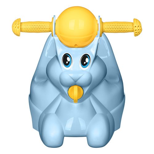 Горшок детский в форме игрушки "Зайчик" "Lapsi" 420х290х310 мм, темно-голубой