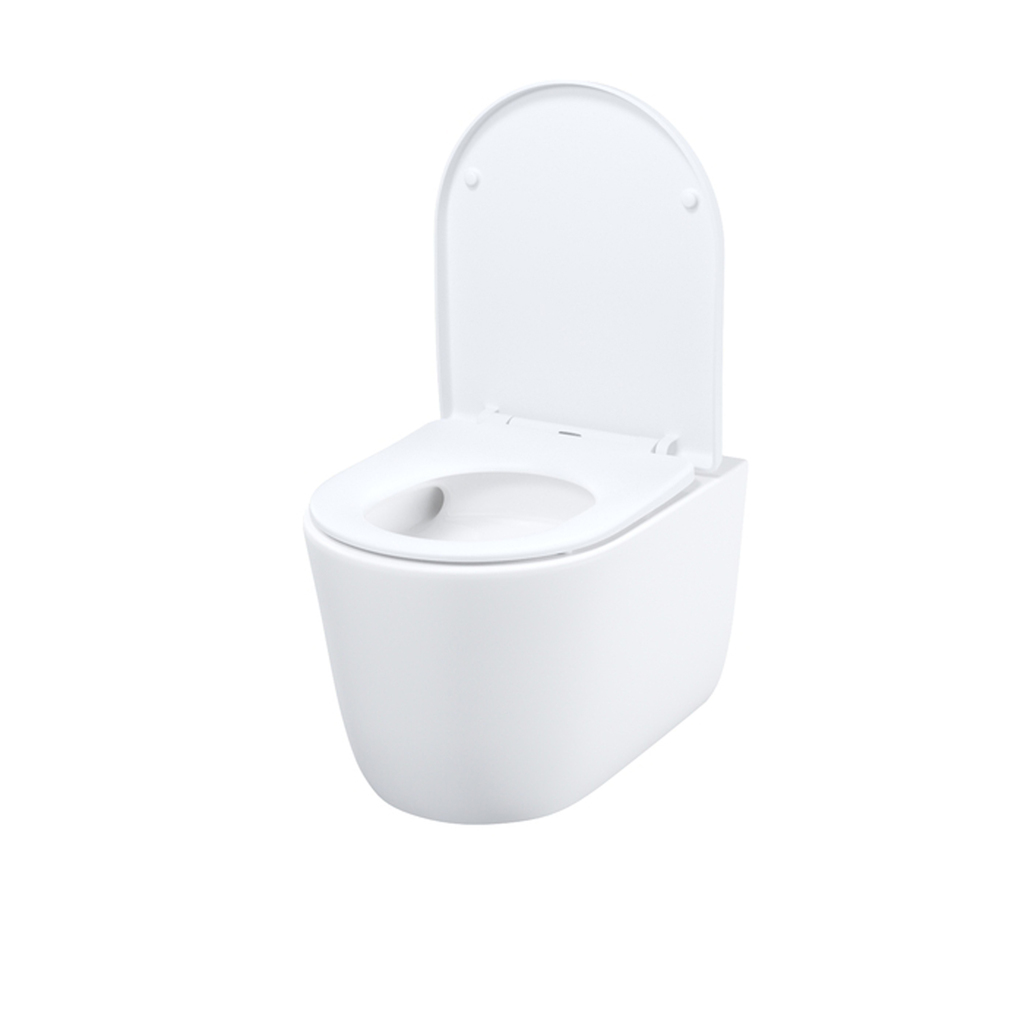 Унитаз подвесной безободковый IDDIS SLIRDSEi25, Slide, ТОРНАДО смыв, сиденье дюропласт, микролифт