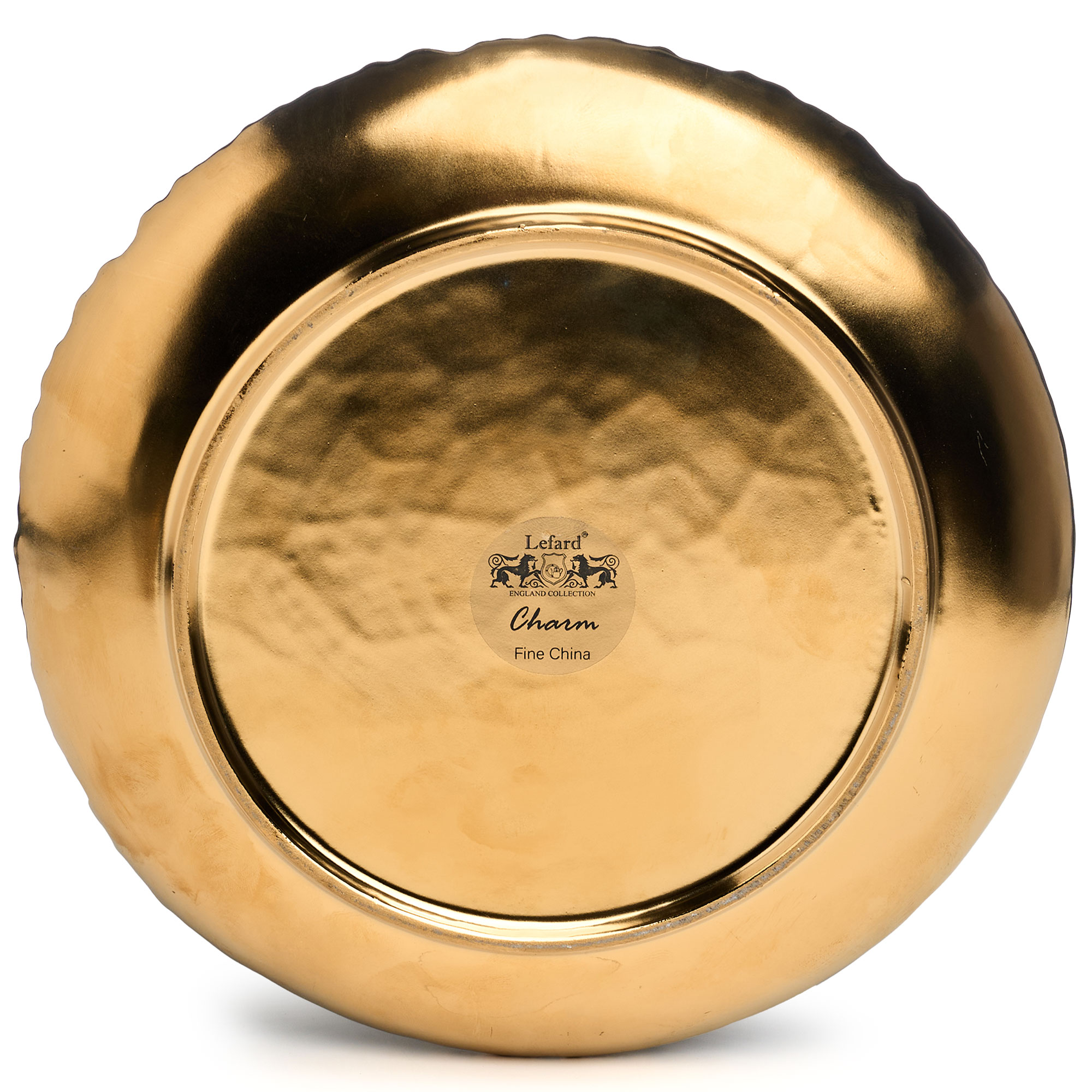 НАБОР ТАРЕЛОК ЗАКУСОЧНЫХ LEFARD, CHARM, 2 ШТ. 19*2, 5 СМ, ЗОЛОТО